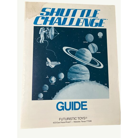 Shuttle Challenge 1980's NASA Space Exploration Vintage Board Game Ages 8+ - Picture 10 of 14